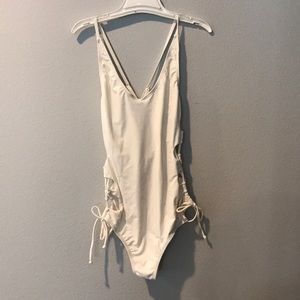 Brand new white one piece swimsuit